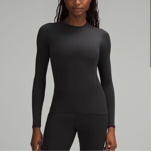 Lululemon Wundermost Ultra-Soft Nulu Long-Sleeve Shirt Black